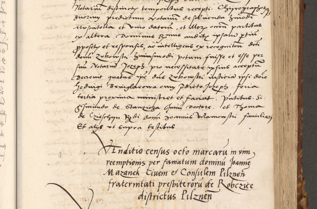 Zdjęcie nr 132 dla obiektu archiwalnego: Volumen (Pri)mum Actorum R(evere)nd(i)s(s)imi in Christo Patris D(omi)ni Petri de Gamratis Episcopi Cracoviensis a die prima mensis Novembris Anni 1539vi ad finem eiusdem anni et successive per annos 1539num et 1540mum