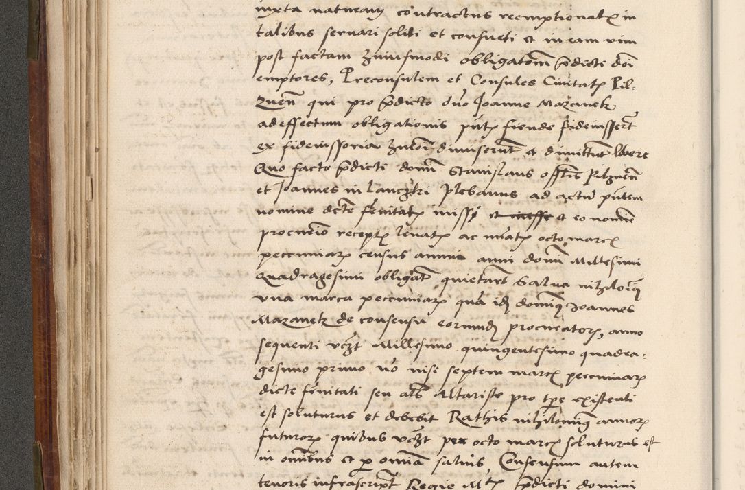 Zdjęcie nr 135 dla obiektu archiwalnego: Volumen (Pri)mum Actorum R(evere)nd(i)s(s)imi in Christo Patris D(omi)ni Petri de Gamratis Episcopi Cracoviensis a die prima mensis Novembris Anni 1539vi ad finem eiusdem anni et successive per annos 1539num et 1540mum