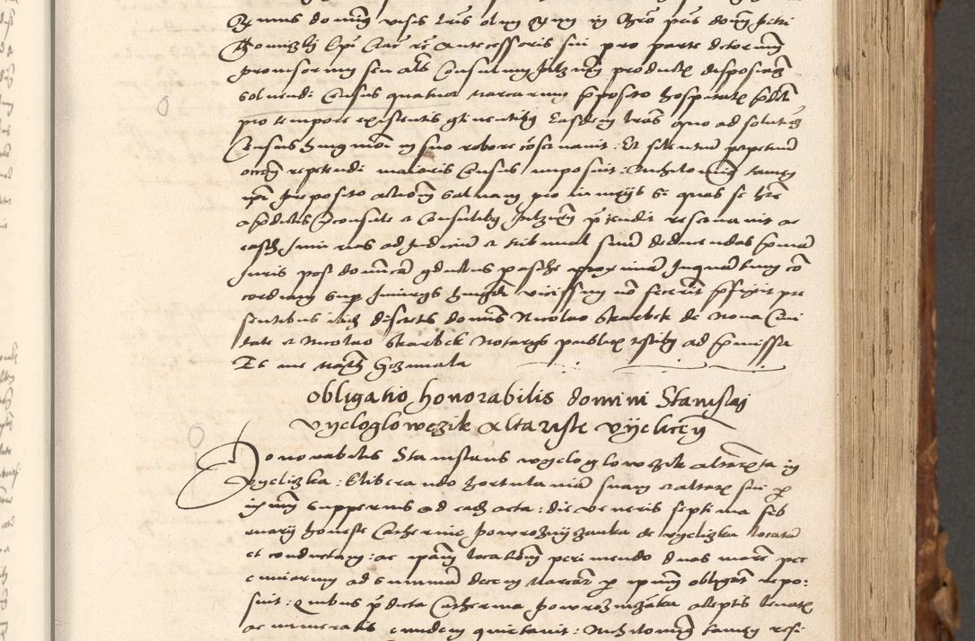 Zdjęcie nr 140 dla obiektu archiwalnego: Volumen (Pri)mum Actorum R(evere)nd(i)s(s)imi in Christo Patris D(omi)ni Petri de Gamratis Episcopi Cracoviensis a die prima mensis Novembris Anni 1539vi ad finem eiusdem anni et successive per annos 1539num et 1540mum