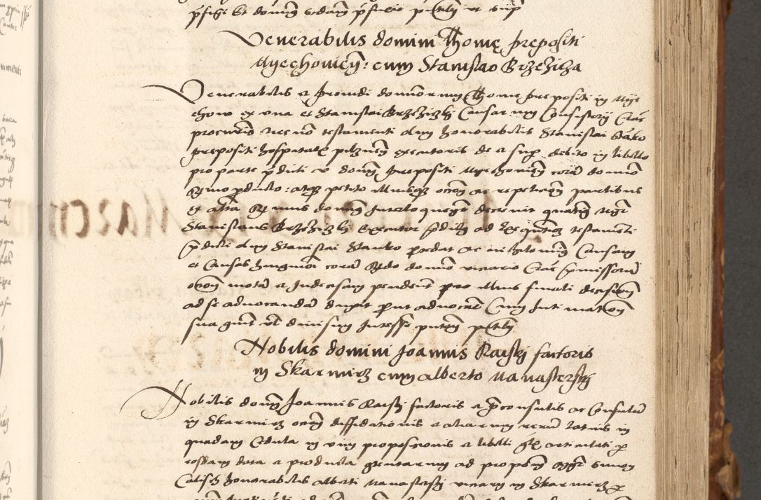Zdjęcie nr 152 dla obiektu archiwalnego: Volumen (Pri)mum Actorum R(evere)nd(i)s(s)imi in Christo Patris D(omi)ni Petri de Gamratis Episcopi Cracoviensis a die prima mensis Novembris Anni 1539vi ad finem eiusdem anni et successive per annos 1539num et 1540mum