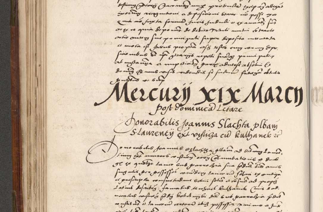Zdjęcie nr 153 dla obiektu archiwalnego: Volumen (Pri)mum Actorum R(evere)nd(i)s(s)imi in Christo Patris D(omi)ni Petri de Gamratis Episcopi Cracoviensis a die prima mensis Novembris Anni 1539vi ad finem eiusdem anni et successive per annos 1539num et 1540mum