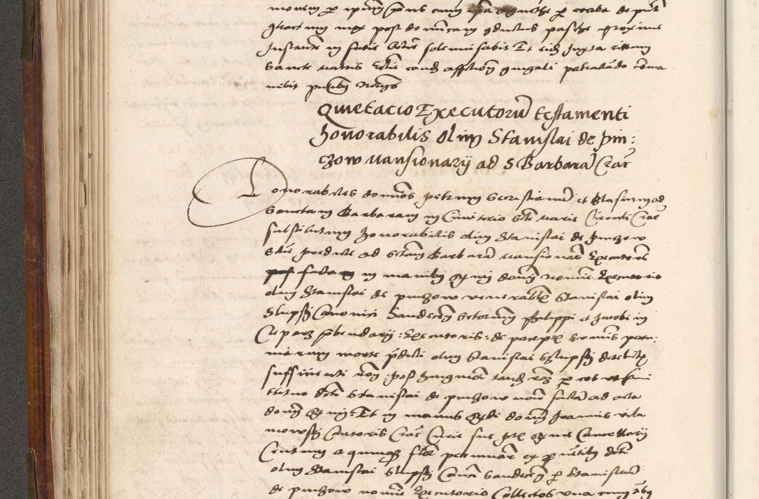 Zdjęcie nr 159 dla obiektu archiwalnego: Volumen (Pri)mum Actorum R(evere)nd(i)s(s)imi in Christo Patris D(omi)ni Petri de Gamratis Episcopi Cracoviensis a die prima mensis Novembris Anni 1539vi ad finem eiusdem anni et successive per annos 1539num et 1540mum