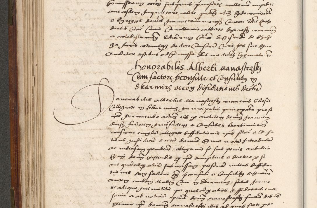 Zdjęcie nr 161 dla obiektu archiwalnego: Volumen (Pri)mum Actorum R(evere)nd(i)s(s)imi in Christo Patris D(omi)ni Petri de Gamratis Episcopi Cracoviensis a die prima mensis Novembris Anni 1539vi ad finem eiusdem anni et successive per annos 1539num et 1540mum