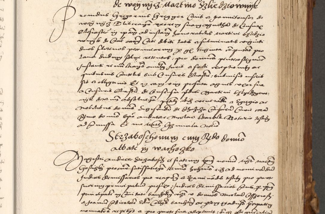Zdjęcie nr 164 dla obiektu archiwalnego: Volumen (Pri)mum Actorum R(evere)nd(i)s(s)imi in Christo Patris D(omi)ni Petri de Gamratis Episcopi Cracoviensis a die prima mensis Novembris Anni 1539vi ad finem eiusdem anni et successive per annos 1539num et 1540mum