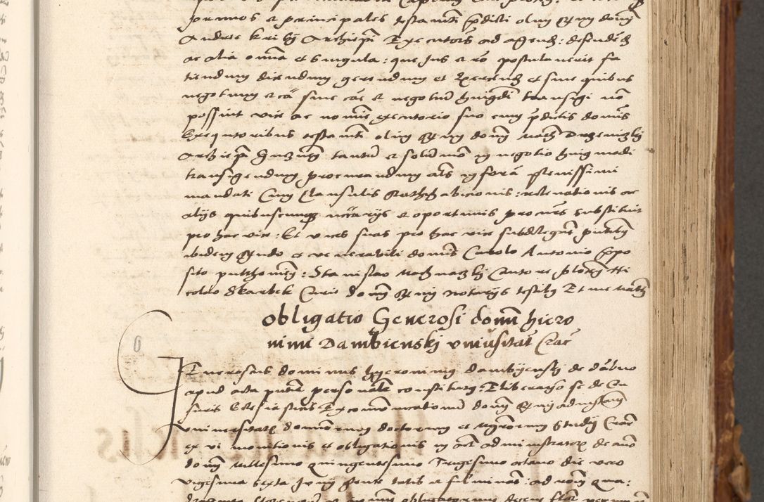 Zdjęcie nr 172 dla obiektu archiwalnego: Volumen (Pri)mum Actorum R(evere)nd(i)s(s)imi in Christo Patris D(omi)ni Petri de Gamratis Episcopi Cracoviensis a die prima mensis Novembris Anni 1539vi ad finem eiusdem anni et successive per annos 1539num et 1540mum