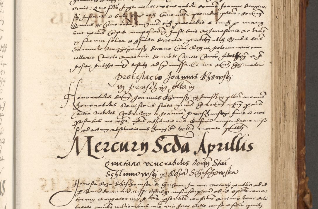 Zdjęcie nr 174 dla obiektu archiwalnego: Volumen (Pri)mum Actorum R(evere)nd(i)s(s)imi in Christo Patris D(omi)ni Petri de Gamratis Episcopi Cracoviensis a die prima mensis Novembris Anni 1539vi ad finem eiusdem anni et successive per annos 1539num et 1540mum