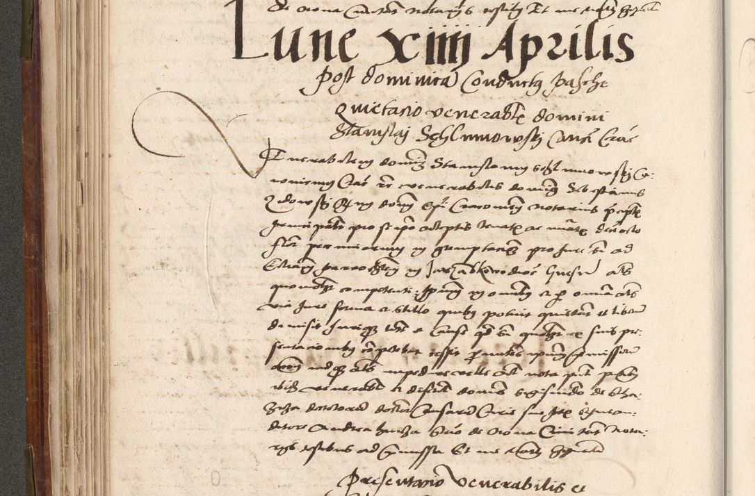 Zdjęcie nr 175 dla obiektu archiwalnego: Volumen (Pri)mum Actorum R(evere)nd(i)s(s)imi in Christo Patris D(omi)ni Petri de Gamratis Episcopi Cracoviensis a die prima mensis Novembris Anni 1539vi ad finem eiusdem anni et successive per annos 1539num et 1540mum