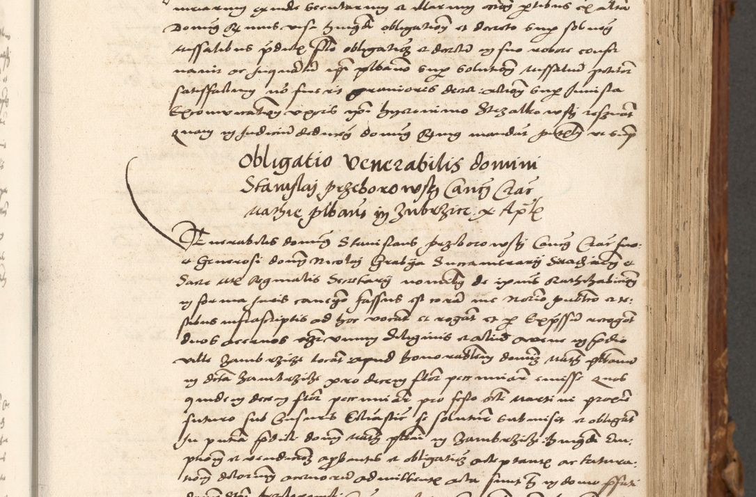 Zdjęcie nr 178 dla obiektu archiwalnego: Volumen (Pri)mum Actorum R(evere)nd(i)s(s)imi in Christo Patris D(omi)ni Petri de Gamratis Episcopi Cracoviensis a die prima mensis Novembris Anni 1539vi ad finem eiusdem anni et successive per annos 1539num et 1540mum