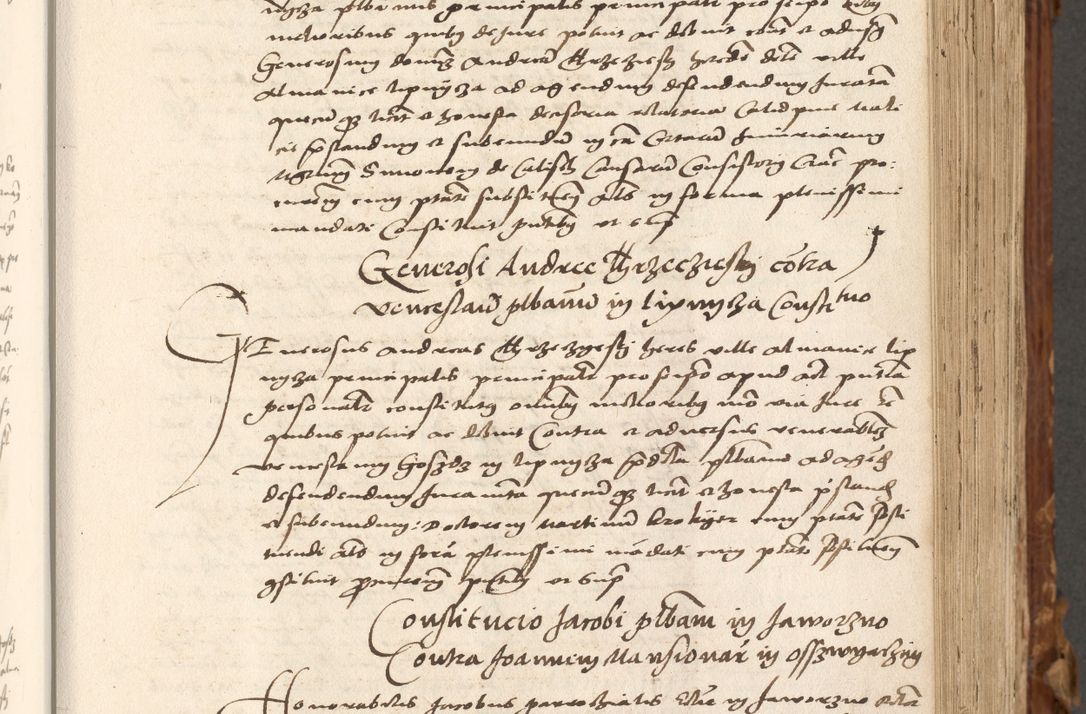 Zdjęcie nr 182 dla obiektu archiwalnego: Volumen (Pri)mum Actorum R(evere)nd(i)s(s)imi in Christo Patris D(omi)ni Petri de Gamratis Episcopi Cracoviensis a die prima mensis Novembris Anni 1539vi ad finem eiusdem anni et successive per annos 1539num et 1540mum