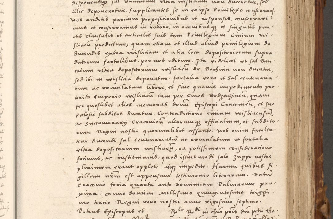 Zdjęcie nr 184 dla obiektu archiwalnego: Volumen (Pri)mum Actorum R(evere)nd(i)s(s)imi in Christo Patris D(omi)ni Petri de Gamratis Episcopi Cracoviensis a die prima mensis Novembris Anni 1539vi ad finem eiusdem anni et successive per annos 1539num et 1540mum