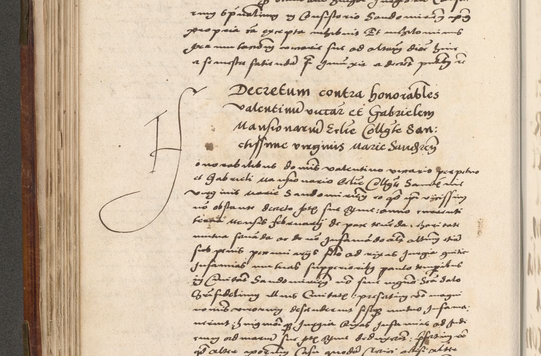 Zdjęcie nr 187 dla obiektu archiwalnego: Volumen (Pri)mum Actorum R(evere)nd(i)s(s)imi in Christo Patris D(omi)ni Petri de Gamratis Episcopi Cracoviensis a die prima mensis Novembris Anni 1539vi ad finem eiusdem anni et successive per annos 1539num et 1540mum
