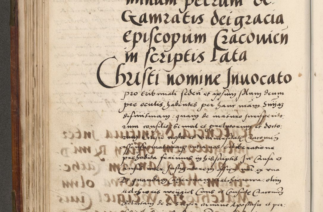 Zdjęcie nr 195 dla obiektu archiwalnego: Volumen (Pri)mum Actorum R(evere)nd(i)s(s)imi in Christo Patris D(omi)ni Petri de Gamratis Episcopi Cracoviensis a die prima mensis Novembris Anni 1539vi ad finem eiusdem anni et successive per annos 1539num et 1540mum