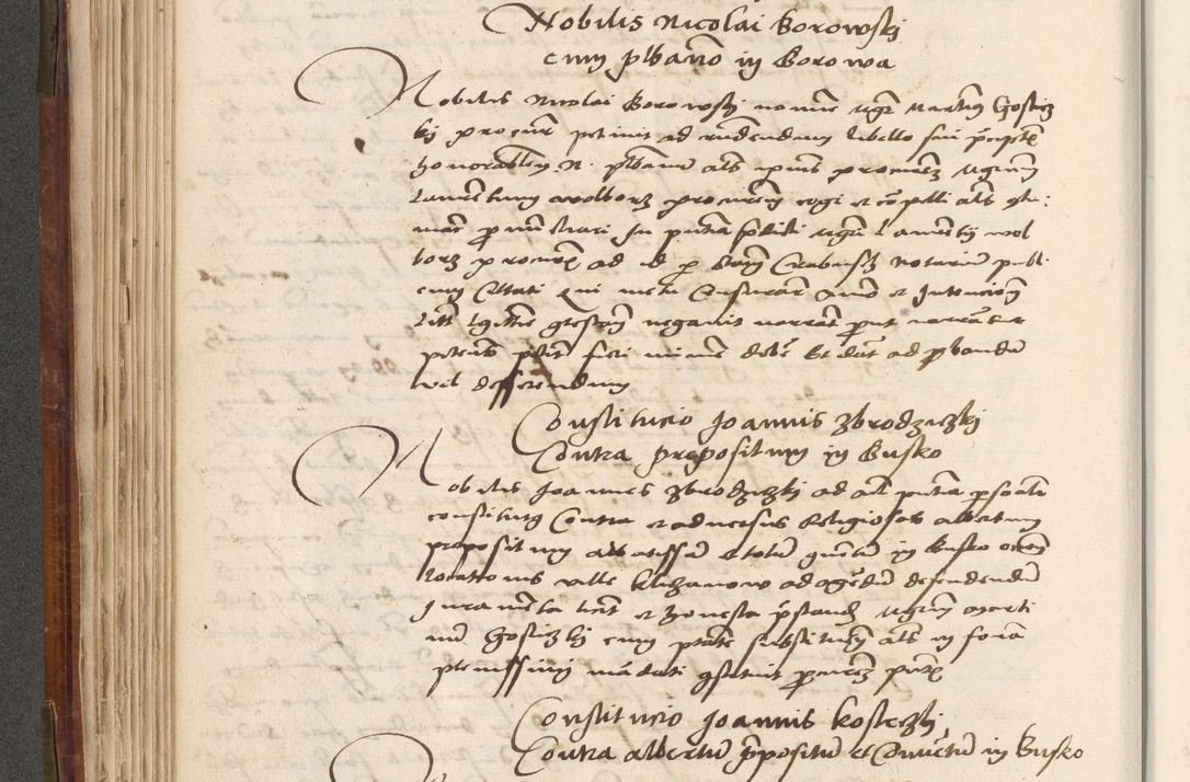 Zdjęcie nr 199 dla obiektu archiwalnego: Volumen (Pri)mum Actorum R(evere)nd(i)s(s)imi in Christo Patris D(omi)ni Petri de Gamratis Episcopi Cracoviensis a die prima mensis Novembris Anni 1539vi ad finem eiusdem anni et successive per annos 1539num et 1540mum