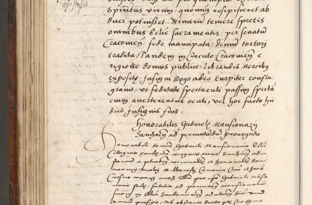 Zdjęcie nr 205 dla obiektu archiwalnego: Volumen (Pri)mum Actorum R(evere)nd(i)s(s)imi in Christo Patris D(omi)ni Petri de Gamratis Episcopi Cracoviensis a die prima mensis Novembris Anni 1539vi ad finem eiusdem anni et successive per annos 1539num et 1540mum