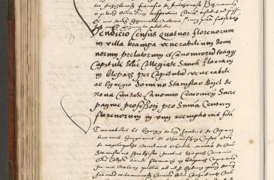 Zdjęcie nr 209 dla obiektu archiwalnego: Volumen (Pri)mum Actorum R(evere)nd(i)s(s)imi in Christo Patris D(omi)ni Petri de Gamratis Episcopi Cracoviensis a die prima mensis Novembris Anni 1539vi ad finem eiusdem anni et successive per annos 1539num et 1540mum