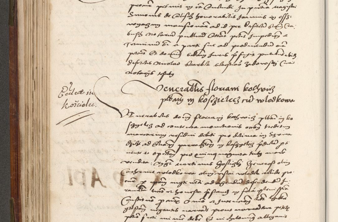 Zdjęcie nr 213 dla obiektu archiwalnego: Volumen (Pri)mum Actorum R(evere)nd(i)s(s)imi in Christo Patris D(omi)ni Petri de Gamratis Episcopi Cracoviensis a die prima mensis Novembris Anni 1539vi ad finem eiusdem anni et successive per annos 1539num et 1540mum