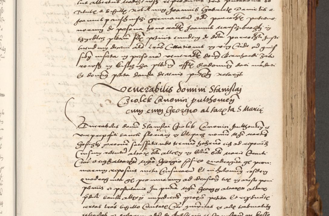Zdjęcie nr 214 dla obiektu archiwalnego: Volumen (Pri)mum Actorum R(evere)nd(i)s(s)imi in Christo Patris D(omi)ni Petri de Gamratis Episcopi Cracoviensis a die prima mensis Novembris Anni 1539vi ad finem eiusdem anni et successive per annos 1539num et 1540mum