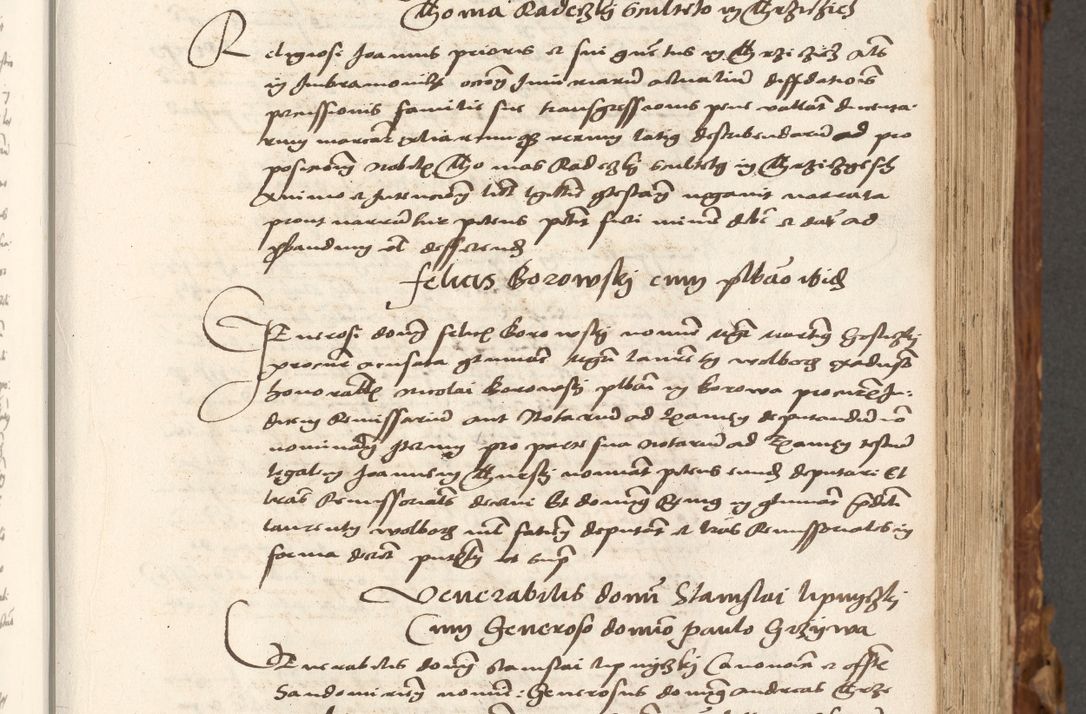 Zdjęcie nr 218 dla obiektu archiwalnego: Volumen (Pri)mum Actorum R(evere)nd(i)s(s)imi in Christo Patris D(omi)ni Petri de Gamratis Episcopi Cracoviensis a die prima mensis Novembris Anni 1539vi ad finem eiusdem anni et successive per annos 1539num et 1540mum