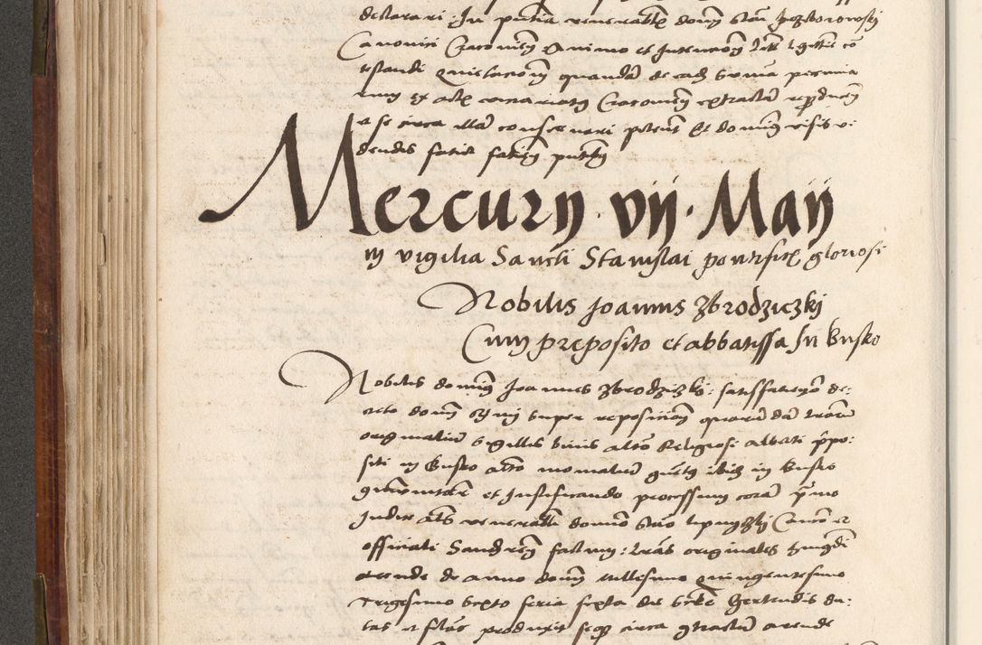 Zdjęcie nr 223 dla obiektu archiwalnego: Volumen (Pri)mum Actorum R(evere)nd(i)s(s)imi in Christo Patris D(omi)ni Petri de Gamratis Episcopi Cracoviensis a die prima mensis Novembris Anni 1539vi ad finem eiusdem anni et successive per annos 1539num et 1540mum