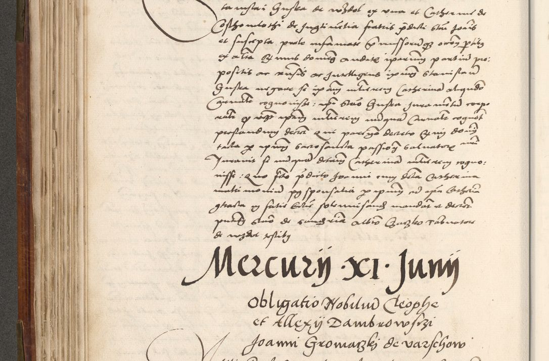 Zdjęcie nr 233 dla obiektu archiwalnego: Volumen (Pri)mum Actorum R(evere)nd(i)s(s)imi in Christo Patris D(omi)ni Petri de Gamratis Episcopi Cracoviensis a die prima mensis Novembris Anni 1539vi ad finem eiusdem anni et successive per annos 1539num et 1540mum