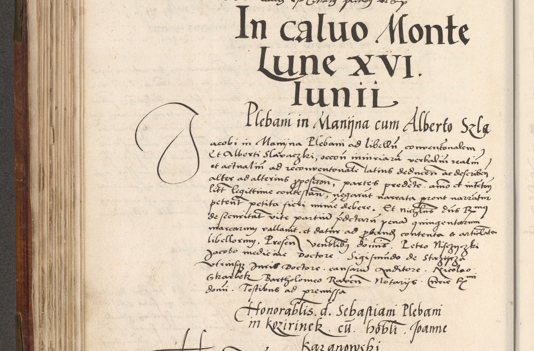 Zdjęcie nr 235 dla obiektu archiwalnego: Volumen (Pri)mum Actorum R(evere)nd(i)s(s)imi in Christo Patris D(omi)ni Petri de Gamratis Episcopi Cracoviensis a die prima mensis Novembris Anni 1539vi ad finem eiusdem anni et successive per annos 1539num et 1540mum
