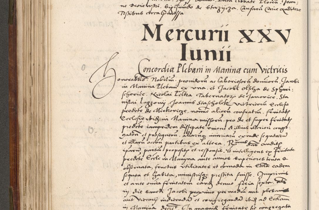 Zdjęcie nr 239 dla obiektu archiwalnego: Volumen (Pri)mum Actorum R(evere)nd(i)s(s)imi in Christo Patris D(omi)ni Petri de Gamratis Episcopi Cracoviensis a die prima mensis Novembris Anni 1539vi ad finem eiusdem anni et successive per annos 1539num et 1540mum