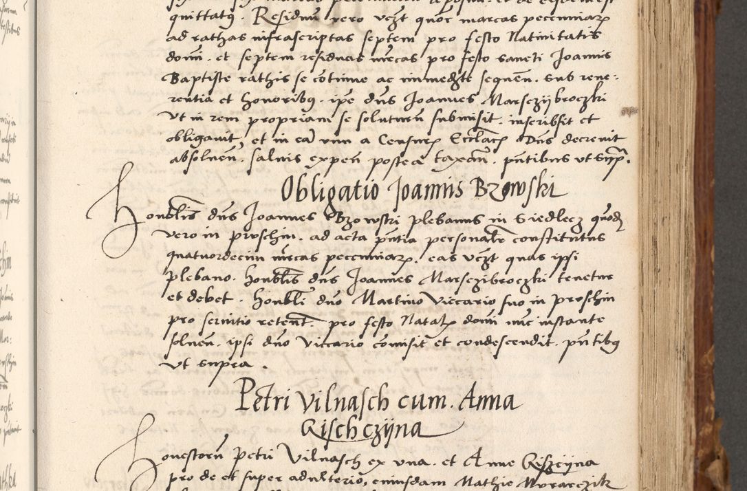 Zdjęcie nr 246 dla obiektu archiwalnego: Volumen (Pri)mum Actorum R(evere)nd(i)s(s)imi in Christo Patris D(omi)ni Petri de Gamratis Episcopi Cracoviensis a die prima mensis Novembris Anni 1539vi ad finem eiusdem anni et successive per annos 1539num et 1540mum
