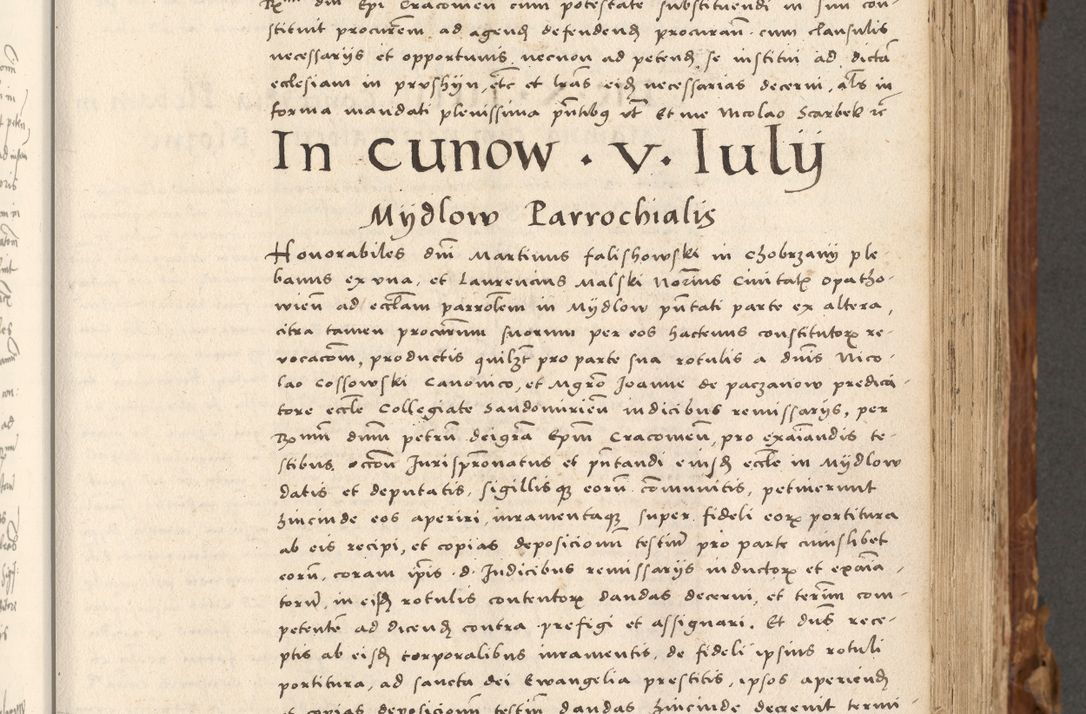 Zdjęcie nr 248 dla obiektu archiwalnego: Volumen (Pri)mum Actorum R(evere)nd(i)s(s)imi in Christo Patris D(omi)ni Petri de Gamratis Episcopi Cracoviensis a die prima mensis Novembris Anni 1539vi ad finem eiusdem anni et successive per annos 1539num et 1540mum