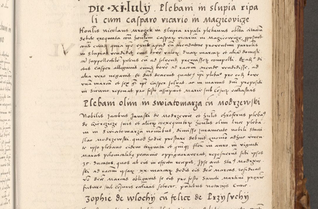 Zdjęcie nr 250 dla obiektu archiwalnego: Volumen (Pri)mum Actorum R(evere)nd(i)s(s)imi in Christo Patris D(omi)ni Petri de Gamratis Episcopi Cracoviensis a die prima mensis Novembris Anni 1539vi ad finem eiusdem anni et successive per annos 1539num et 1540mum