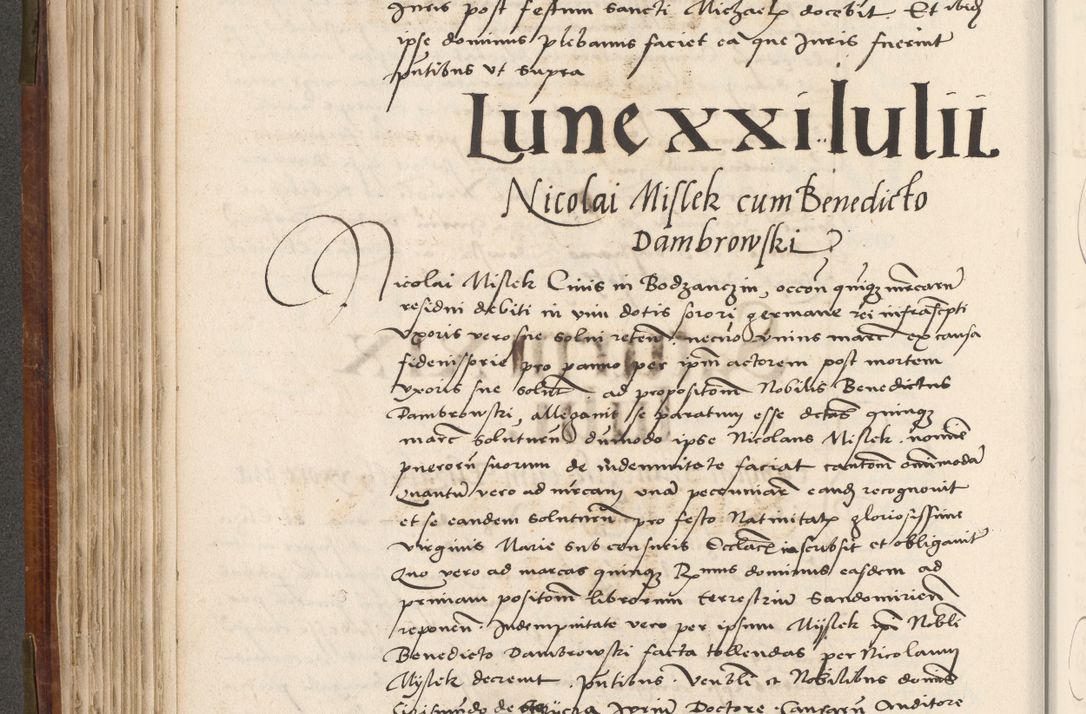 Zdjęcie nr 253 dla obiektu archiwalnego: Volumen (Pri)mum Actorum R(evere)nd(i)s(s)imi in Christo Patris D(omi)ni Petri de Gamratis Episcopi Cracoviensis a die prima mensis Novembris Anni 1539vi ad finem eiusdem anni et successive per annos 1539num et 1540mum
