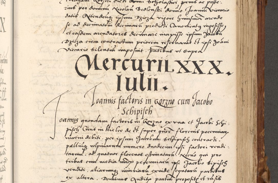 Zdjęcie nr 258 dla obiektu archiwalnego: Volumen (Pri)mum Actorum R(evere)nd(i)s(s)imi in Christo Patris D(omi)ni Petri de Gamratis Episcopi Cracoviensis a die prima mensis Novembris Anni 1539vi ad finem eiusdem anni et successive per annos 1539num et 1540mum