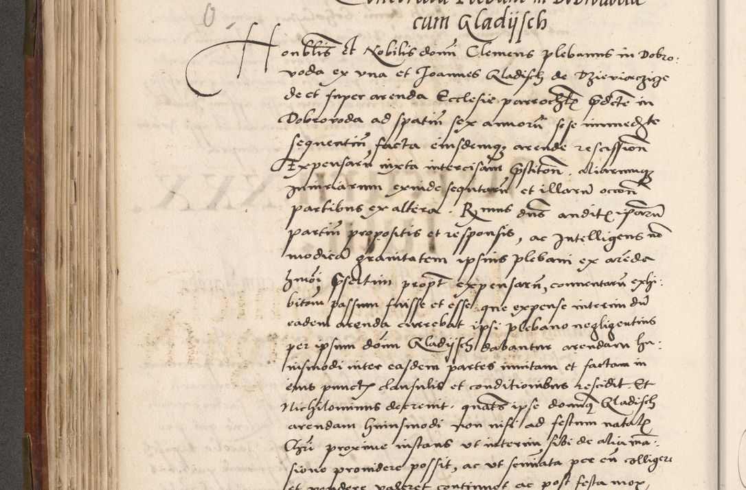 Zdjęcie nr 259 dla obiektu archiwalnego: Volumen (Pri)mum Actorum R(evere)nd(i)s(s)imi in Christo Patris D(omi)ni Petri de Gamratis Episcopi Cracoviensis a die prima mensis Novembris Anni 1539vi ad finem eiusdem anni et successive per annos 1539num et 1540mum