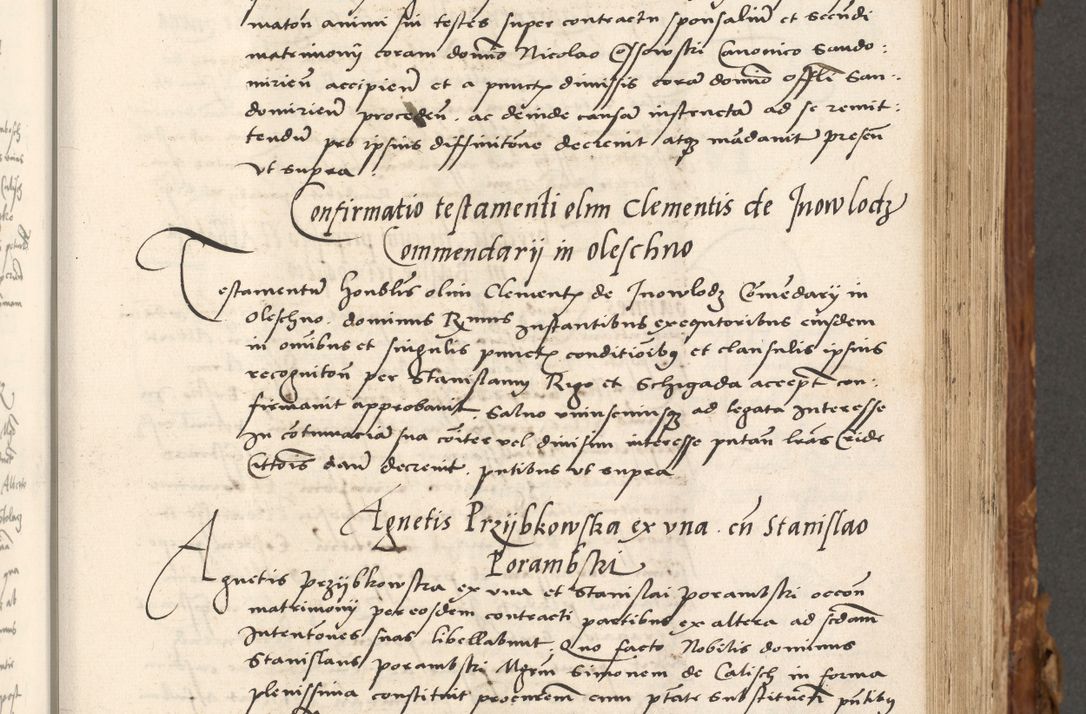 Zdjęcie nr 272 dla obiektu archiwalnego: Volumen (Pri)mum Actorum R(evere)nd(i)s(s)imi in Christo Patris D(omi)ni Petri de Gamratis Episcopi Cracoviensis a die prima mensis Novembris Anni 1539vi ad finem eiusdem anni et successive per annos 1539num et 1540mum