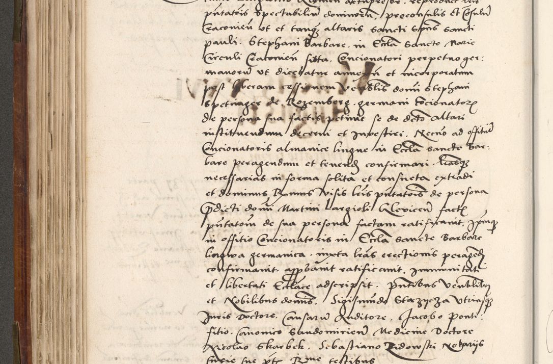 Zdjęcie nr 275 dla obiektu archiwalnego: Volumen (Pri)mum Actorum R(evere)nd(i)s(s)imi in Christo Patris D(omi)ni Petri de Gamratis Episcopi Cracoviensis a die prima mensis Novembris Anni 1539vi ad finem eiusdem anni et successive per annos 1539num et 1540mum