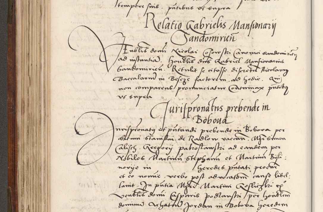 Zdjęcie nr 277 dla obiektu archiwalnego: Volumen (Pri)mum Actorum R(evere)nd(i)s(s)imi in Christo Patris D(omi)ni Petri de Gamratis Episcopi Cracoviensis a die prima mensis Novembris Anni 1539vi ad finem eiusdem anni et successive per annos 1539num et 1540mum