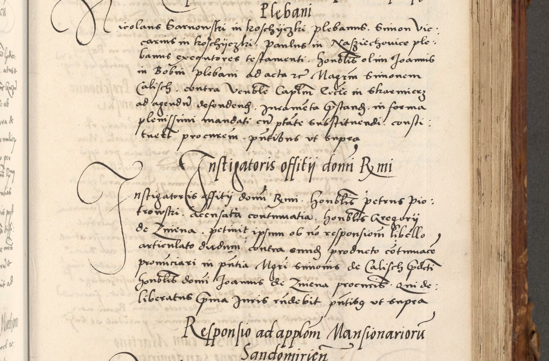 Zdjęcie nr 280 dla obiektu archiwalnego: Volumen (Pri)mum Actorum R(evere)nd(i)s(s)imi in Christo Patris D(omi)ni Petri de Gamratis Episcopi Cracoviensis a die prima mensis Novembris Anni 1539vi ad finem eiusdem anni et successive per annos 1539num et 1540mum
