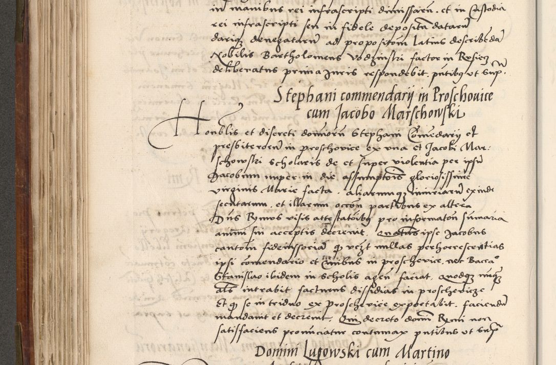 Zdjęcie nr 281 dla obiektu archiwalnego: Volumen (Pri)mum Actorum R(evere)nd(i)s(s)imi in Christo Patris D(omi)ni Petri de Gamratis Episcopi Cracoviensis a die prima mensis Novembris Anni 1539vi ad finem eiusdem anni et successive per annos 1539num et 1540mum