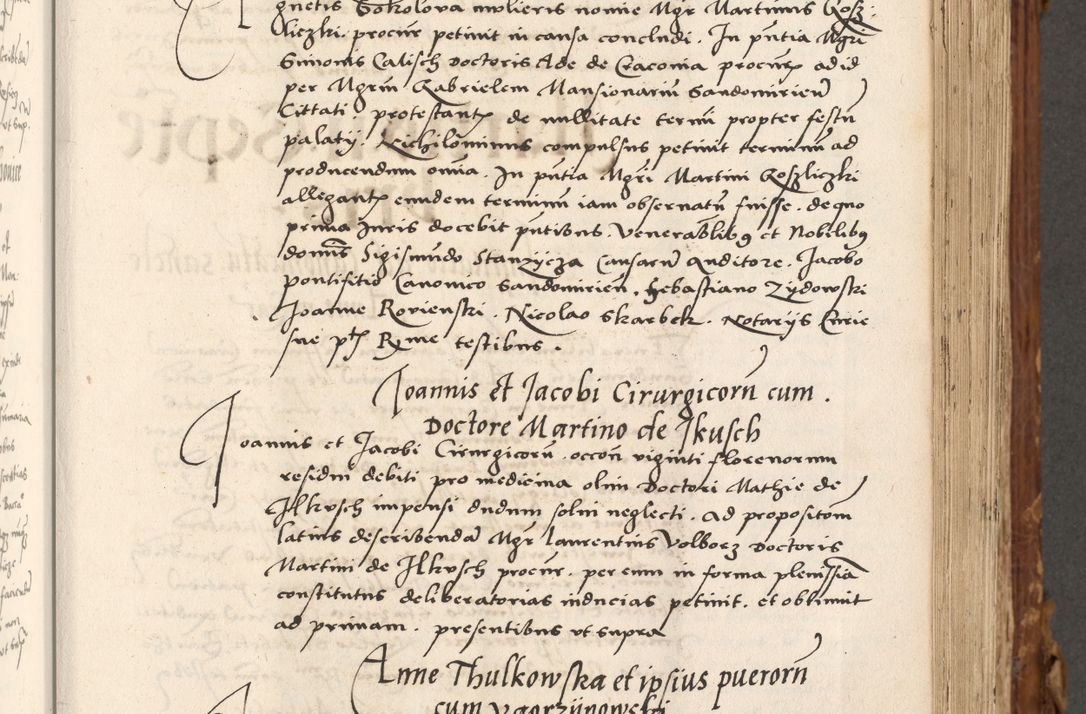 Zdjęcie nr 282 dla obiektu archiwalnego: Volumen (Pri)mum Actorum R(evere)nd(i)s(s)imi in Christo Patris D(omi)ni Petri de Gamratis Episcopi Cracoviensis a die prima mensis Novembris Anni 1539vi ad finem eiusdem anni et successive per annos 1539num et 1540mum