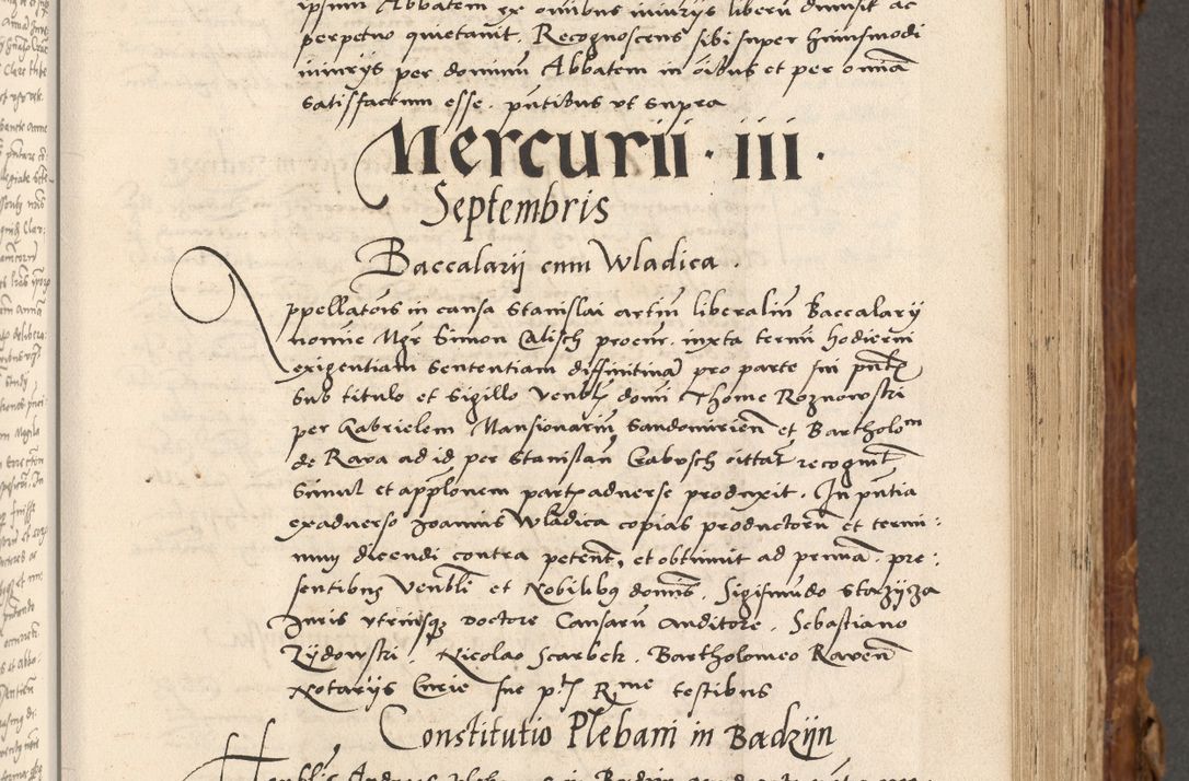 Zdjęcie nr 286 dla obiektu archiwalnego: Volumen (Pri)mum Actorum R(evere)nd(i)s(s)imi in Christo Patris D(omi)ni Petri de Gamratis Episcopi Cracoviensis a die prima mensis Novembris Anni 1539vi ad finem eiusdem anni et successive per annos 1539num et 1540mum