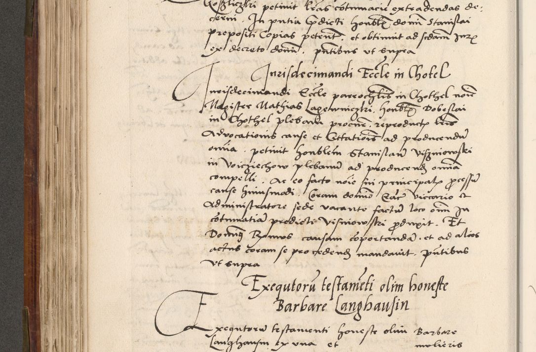Zdjęcie nr 289 dla obiektu archiwalnego: Volumen (Pri)mum Actorum R(evere)nd(i)s(s)imi in Christo Patris D(omi)ni Petri de Gamratis Episcopi Cracoviensis a die prima mensis Novembris Anni 1539vi ad finem eiusdem anni et successive per annos 1539num et 1540mum