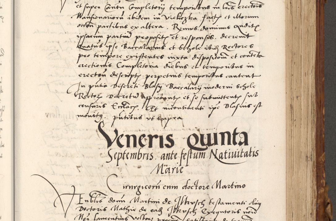Zdjęcie nr 290 dla obiektu archiwalnego: Volumen (Pri)mum Actorum R(evere)nd(i)s(s)imi in Christo Patris D(omi)ni Petri de Gamratis Episcopi Cracoviensis a die prima mensis Novembris Anni 1539vi ad finem eiusdem anni et successive per annos 1539num et 1540mum