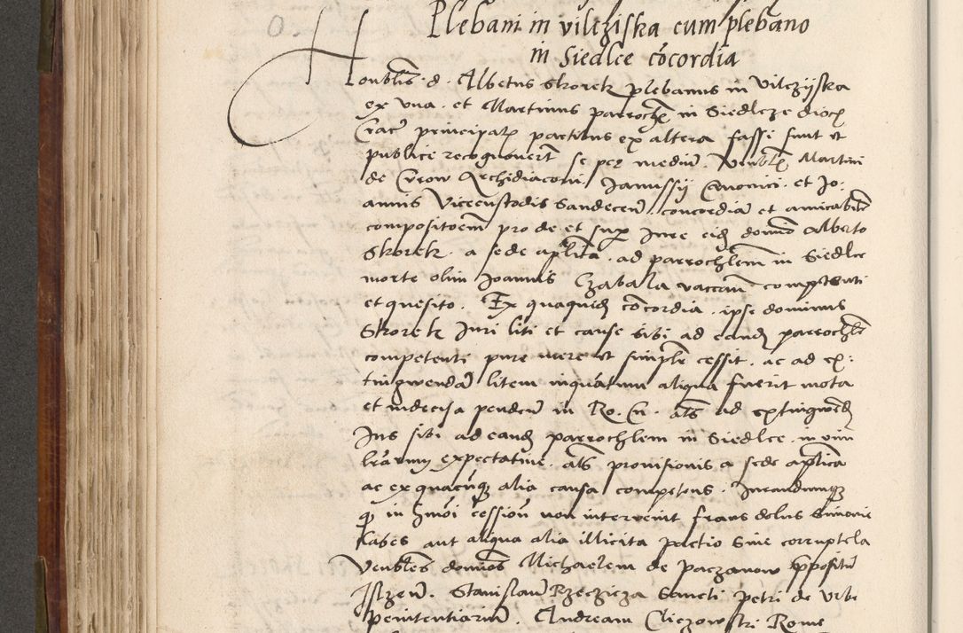 Zdjęcie nr 301 dla obiektu archiwalnego: Volumen (Pri)mum Actorum R(evere)nd(i)s(s)imi in Christo Patris D(omi)ni Petri de Gamratis Episcopi Cracoviensis a die prima mensis Novembris Anni 1539vi ad finem eiusdem anni et successive per annos 1539num et 1540mum