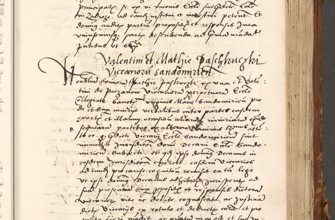 Zdjęcie nr 304 dla obiektu archiwalnego: Volumen (Pri)mum Actorum R(evere)nd(i)s(s)imi in Christo Patris D(omi)ni Petri de Gamratis Episcopi Cracoviensis a die prima mensis Novembris Anni 1539vi ad finem eiusdem anni et successive per annos 1539num et 1540mum