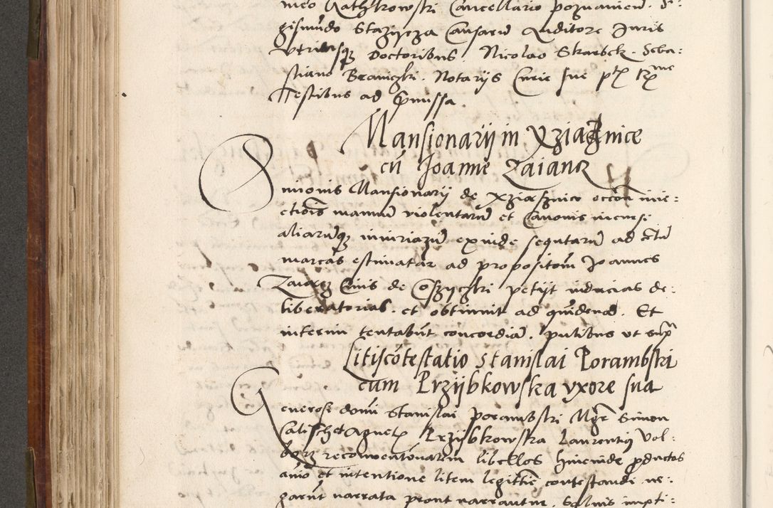 Zdjęcie nr 305 dla obiektu archiwalnego: Volumen (Pri)mum Actorum R(evere)nd(i)s(s)imi in Christo Patris D(omi)ni Petri de Gamratis Episcopi Cracoviensis a die prima mensis Novembris Anni 1539vi ad finem eiusdem anni et successive per annos 1539num et 1540mum