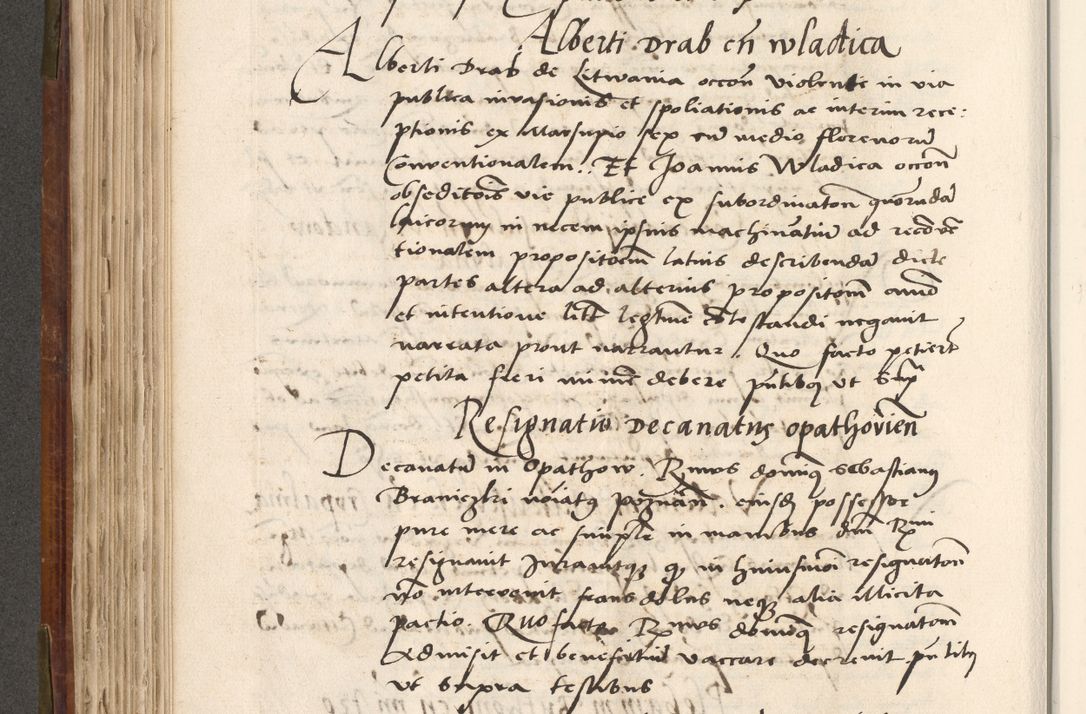 Zdjęcie nr 307 dla obiektu archiwalnego: Volumen (Pri)mum Actorum R(evere)nd(i)s(s)imi in Christo Patris D(omi)ni Petri de Gamratis Episcopi Cracoviensis a die prima mensis Novembris Anni 1539vi ad finem eiusdem anni et successive per annos 1539num et 1540mum