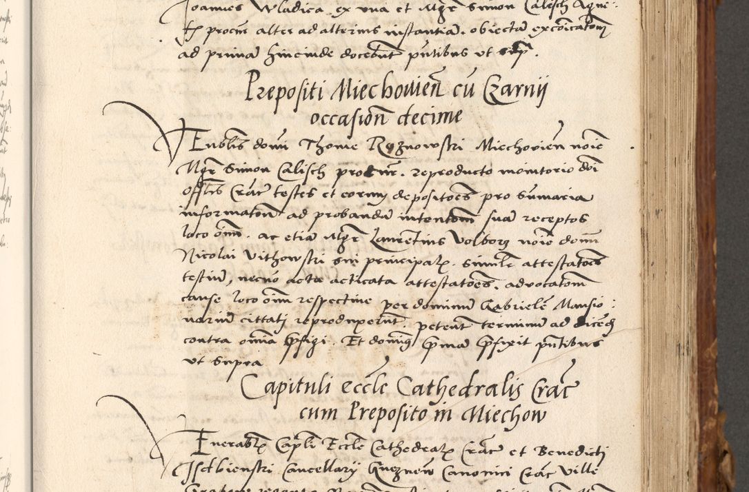 Zdjęcie nr 312 dla obiektu archiwalnego: Volumen (Pri)mum Actorum R(evere)nd(i)s(s)imi in Christo Patris D(omi)ni Petri de Gamratis Episcopi Cracoviensis a die prima mensis Novembris Anni 1539vi ad finem eiusdem anni et successive per annos 1539num et 1540mum