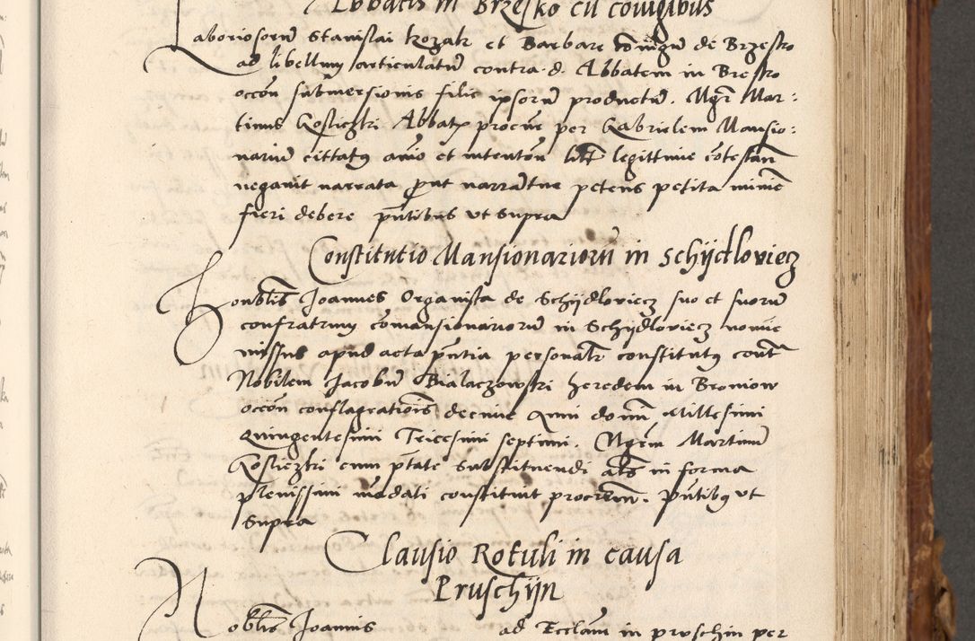Zdjęcie nr 314 dla obiektu archiwalnego: Volumen (Pri)mum Actorum R(evere)nd(i)s(s)imi in Christo Patris D(omi)ni Petri de Gamratis Episcopi Cracoviensis a die prima mensis Novembris Anni 1539vi ad finem eiusdem anni et successive per annos 1539num et 1540mum