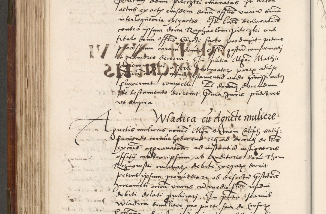 Zdjęcie nr 317 dla obiektu archiwalnego: Volumen (Pri)mum Actorum R(evere)nd(i)s(s)imi in Christo Patris D(omi)ni Petri de Gamratis Episcopi Cracoviensis a die prima mensis Novembris Anni 1539vi ad finem eiusdem anni et successive per annos 1539num et 1540mum