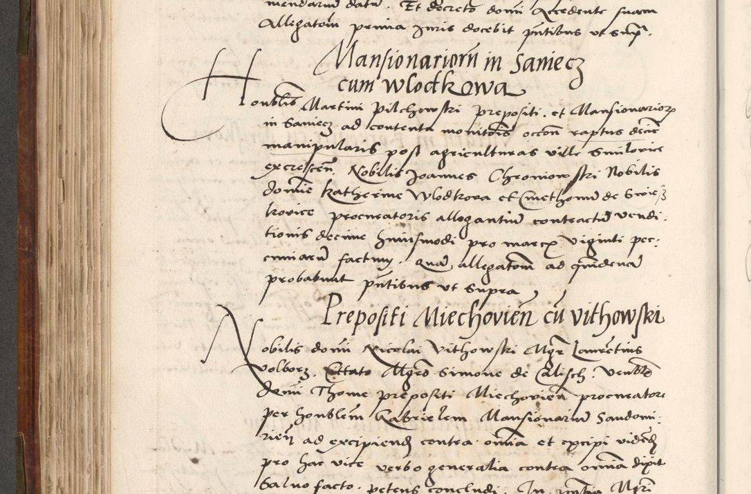Zdjęcie nr 321 dla obiektu archiwalnego: Volumen (Pri)mum Actorum R(evere)nd(i)s(s)imi in Christo Patris D(omi)ni Petri de Gamratis Episcopi Cracoviensis a die prima mensis Novembris Anni 1539vi ad finem eiusdem anni et successive per annos 1539num et 1540mum