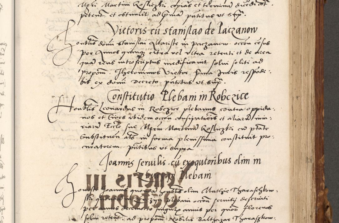 Zdjęcie nr 322 dla obiektu archiwalnego: Volumen (Pri)mum Actorum R(evere)nd(i)s(s)imi in Christo Patris D(omi)ni Petri de Gamratis Episcopi Cracoviensis a die prima mensis Novembris Anni 1539vi ad finem eiusdem anni et successive per annos 1539num et 1540mum